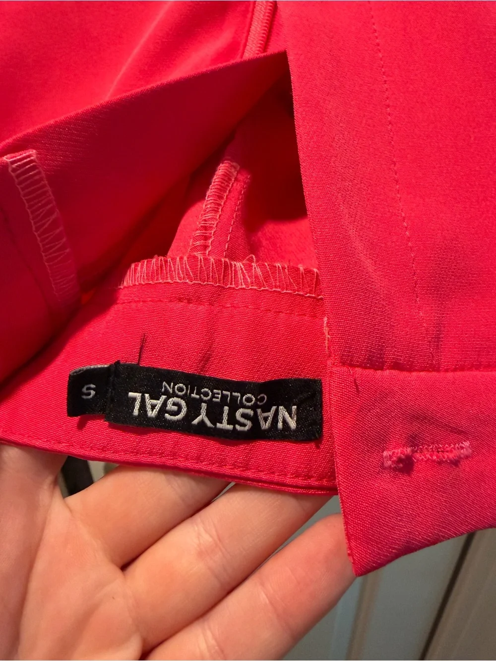 Nasty Gal Bright Pink Matching Suit Set